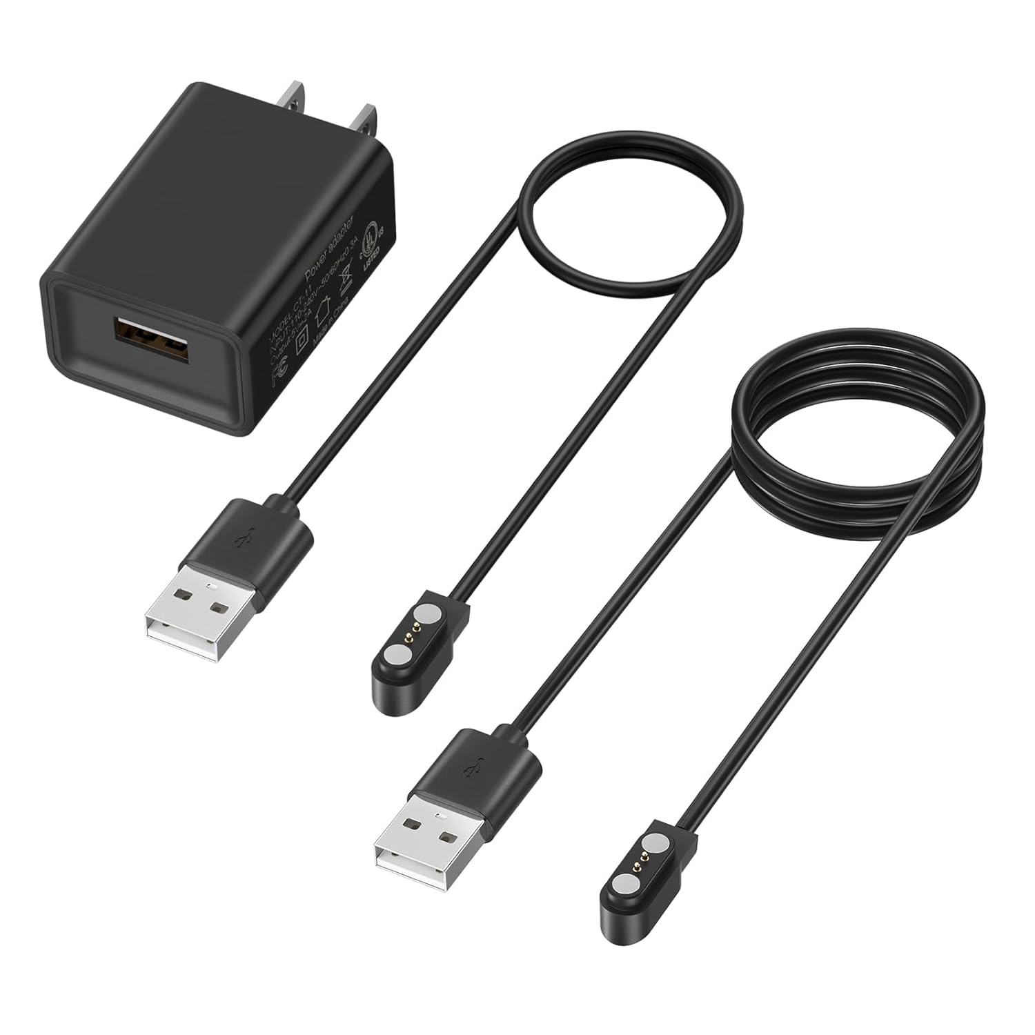 Oumida VeryFit Smart Watch Charger for IDW16 IDW19 IDW25 IDW26 ID208 Plus More USB A Magnetic Charger Cable