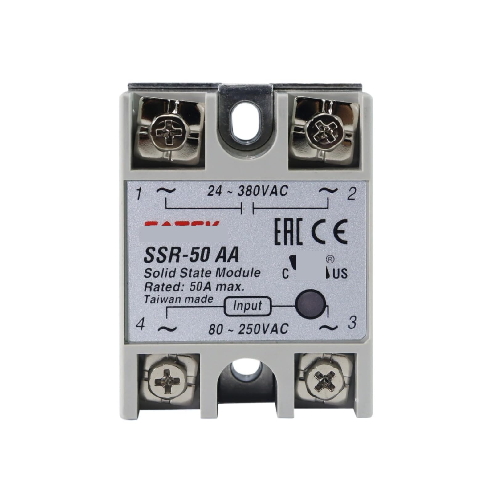 SSR-50AA relais statique évite les pannes de contacteur monophasé 50A