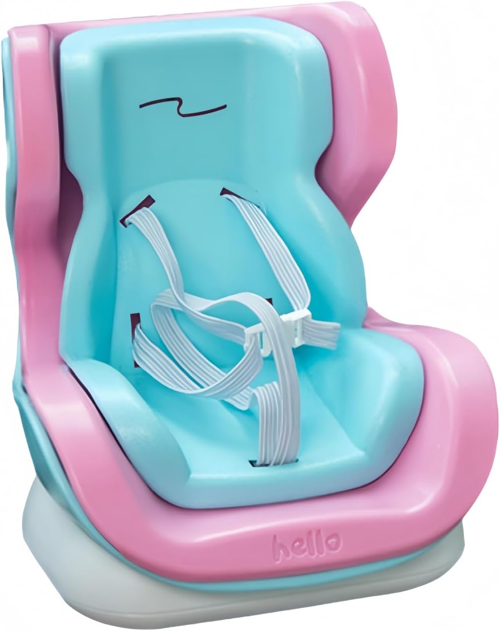 Doll Car Seat, Car Air Outlet Decoration, Safety Seat Model Ornaments (Pink)