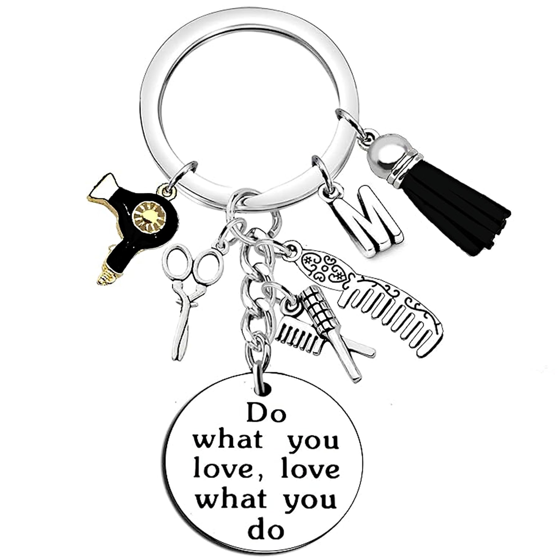 Hair Stylist Gift for Women Christmas Gifts Hair Dresser Appreciation Gifts Hairdresser Keychain Barber Hairstylist Gifts Idea Cosmetology Graduation Gifts Hairdressing Encouragement Keyring Present