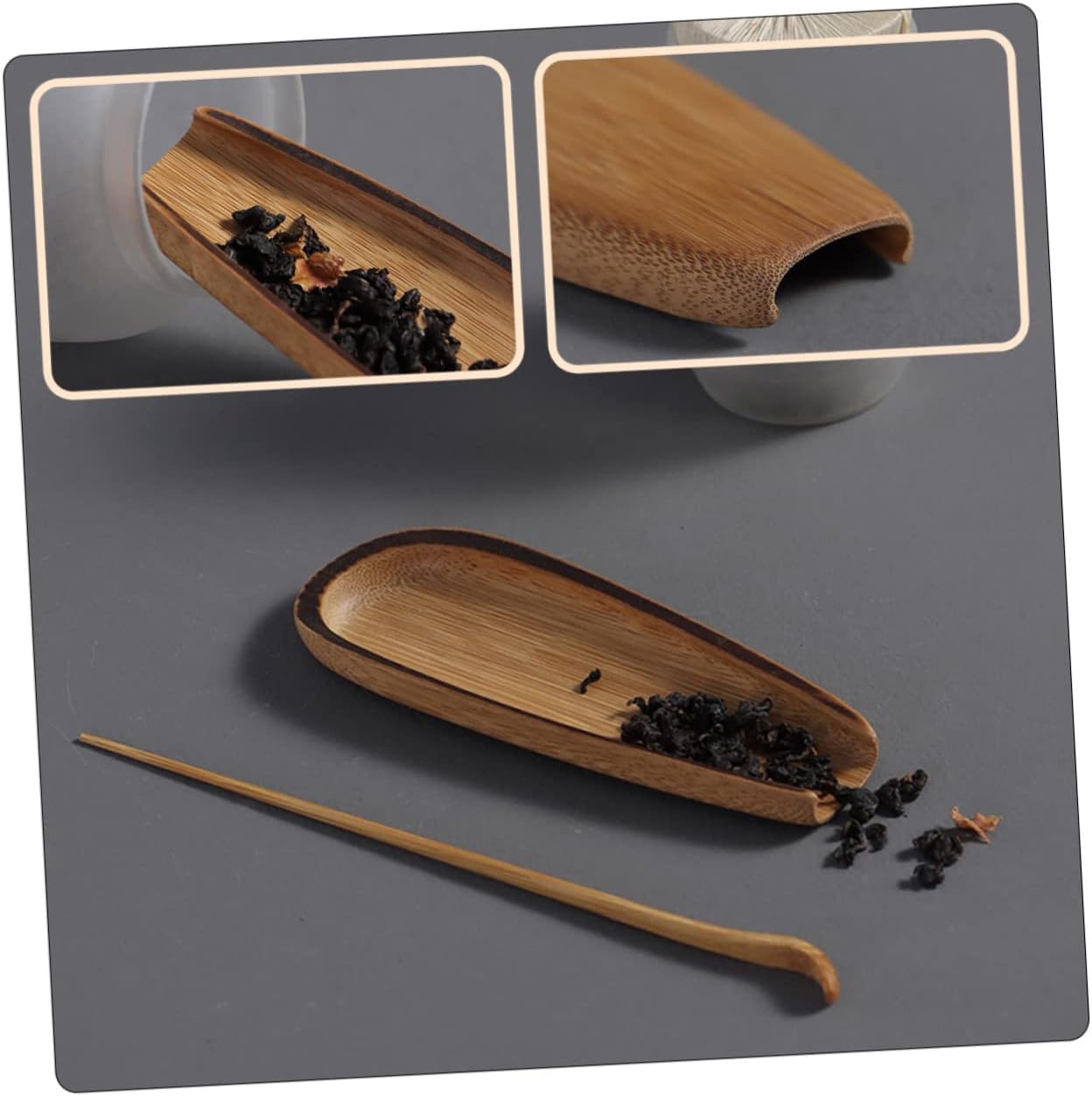 Tea Tools Set Tea Spoon Shovel Creative Tea Accessories for Tea Ceremony Wood Material