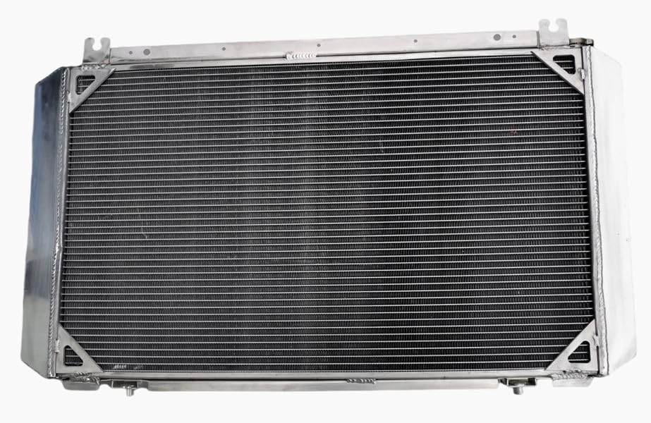 Radiatore in alluminio a 3 righe per Nissan Patrol 2.8L/4.2L Diesel TD42 e 3.0L benzina GQ Safari Y60 1987-1997 MT 1988 1989 1990 1991 1992 1993 1994 1995 1995 1996. -