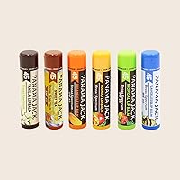 Vista 10 de Bálsamo Labial Protector Solar Panama Jack - SPF 45, Paquete de Sabores, Protección Solar de Espectro Amplio UVA-UVB, Previene y Calma Labios Secos