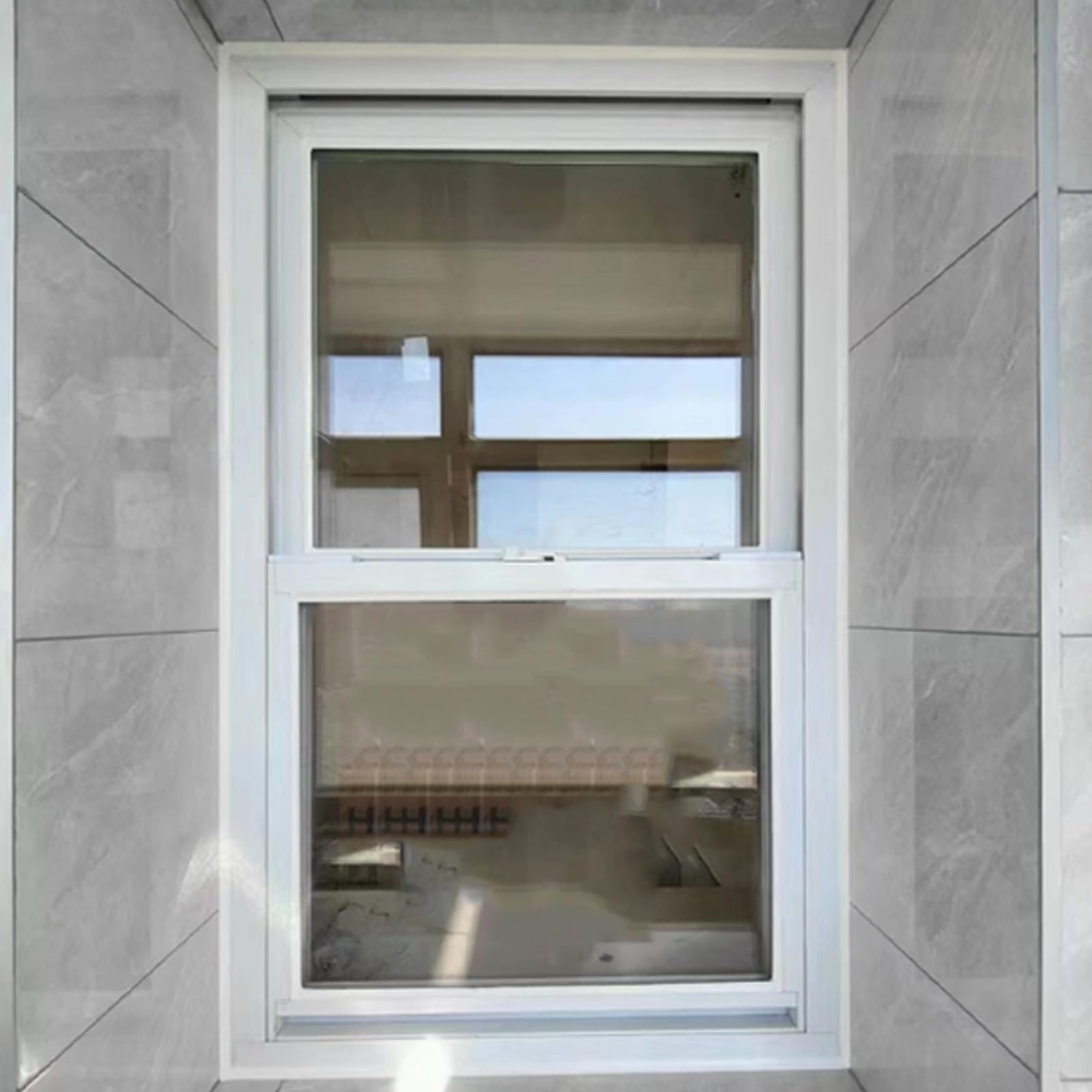 Ventilation en aluminium pour poulailler et salles de bains avec fenêtre de rechange Sn (40 x 93 cm)