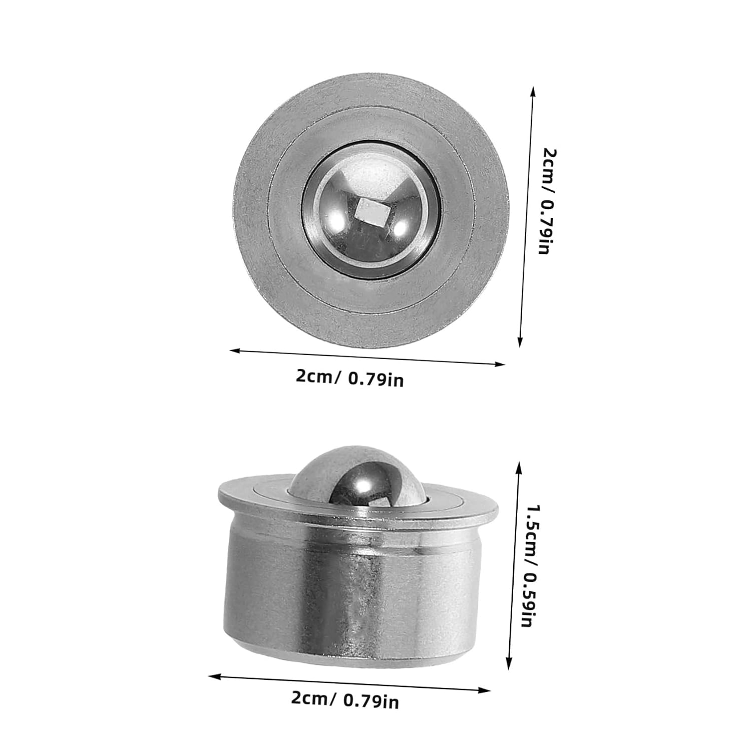 Steel Ball Plunger Roller Ball Transfer Bearings Industrial Transfer Units Versatile Movement Stable and Reliable