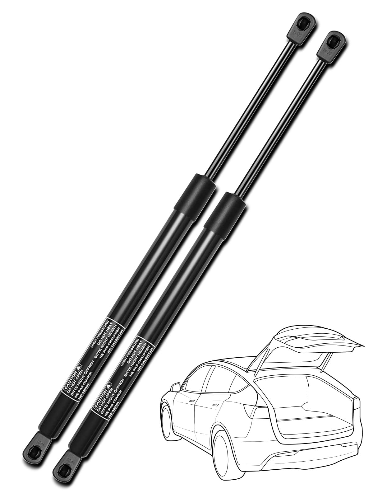 Photo 1 of YHTAUTO Rear Hatch Gas Struts Shocks Replacement for Land Rover 2006-2011 Range Rover Sport, Set of 2 Lift Supports, Replace# BHE79054