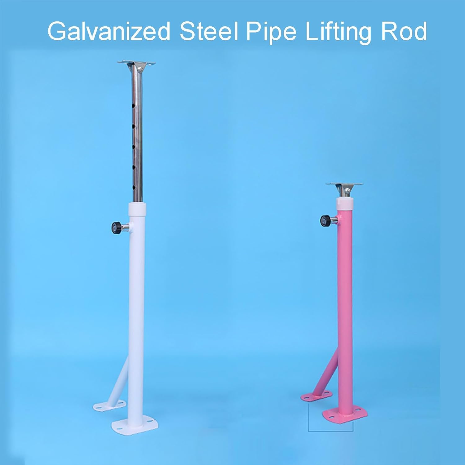 Liftable Dancing Poles for Home, Floor-Standing Dancer Pole with Double Locking Design, Fitness Pole for Home Classroom Use(59.1 in/150 cm)