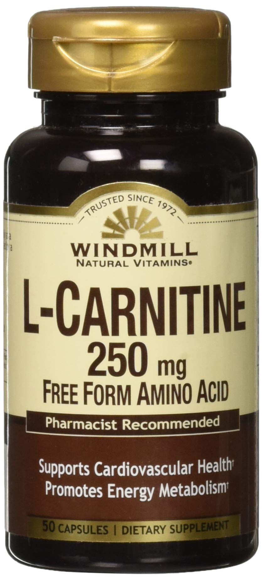L-CARNITINE CAPS 250 MG WMILL Size: 50