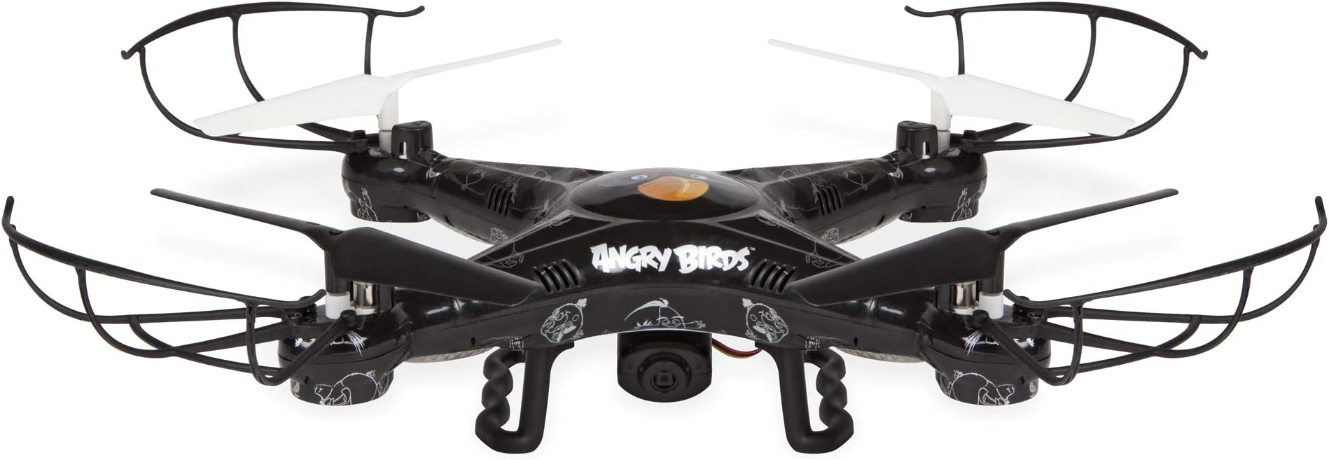 World Tech Toys Angry Birds Licensed Squak Copter BOMB Camera Drone 2.4GHz 4.5 Channel Picture/Video Camera RC Quadcopter, Black, 22 x 4 x 14.5