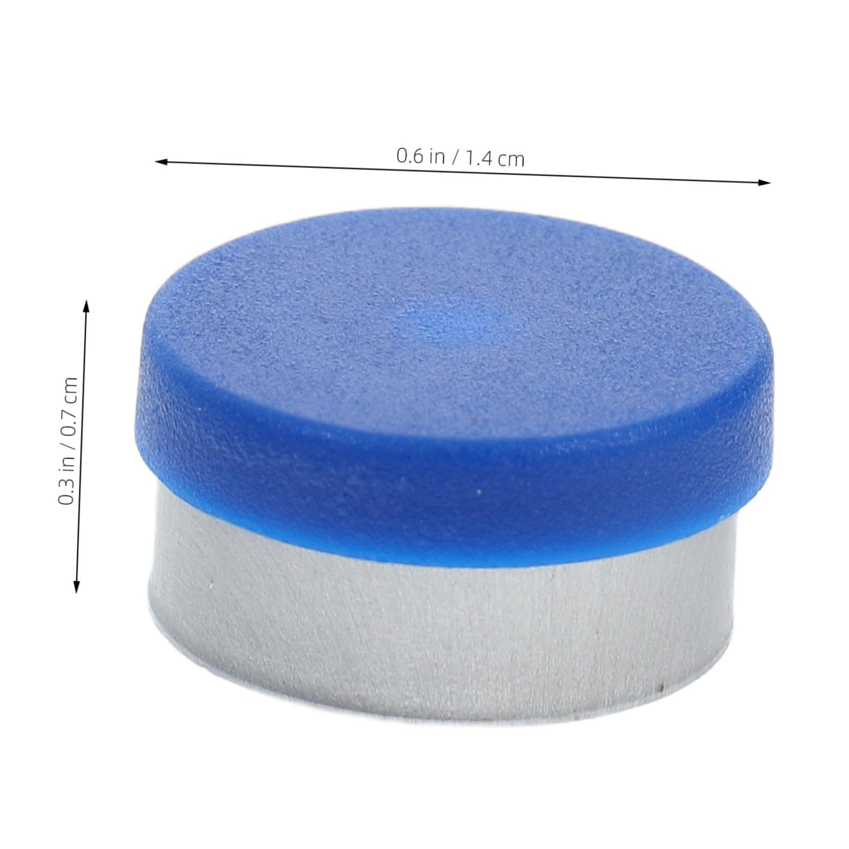 Unomor 200pcs Flip Vial Seal Caps for Glass Bottles Aluminum Bottle Seal Caps Leakproof and Airtight Covers for Laboratory