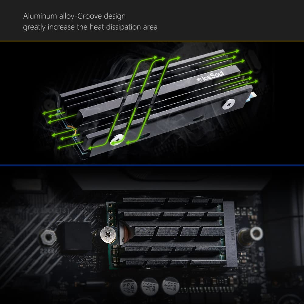 Steam Deck SSD Kühlkörper Set - NVME Kühlung Mit Wärmeleitpad & Schrauben