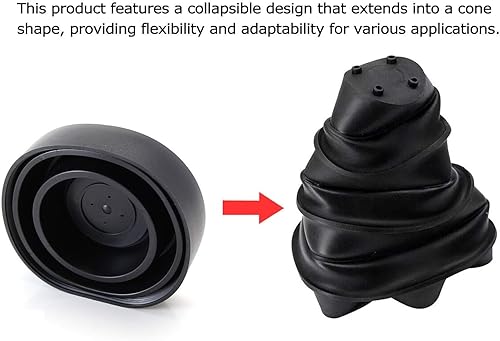 Miniatura 3 de iJDMTOY 3.543 in-Universal Front Road Iluminación Luz Vivienda Trasera Extremo Tapa de Sello de Goma Compatible con Bombillas Automotrices