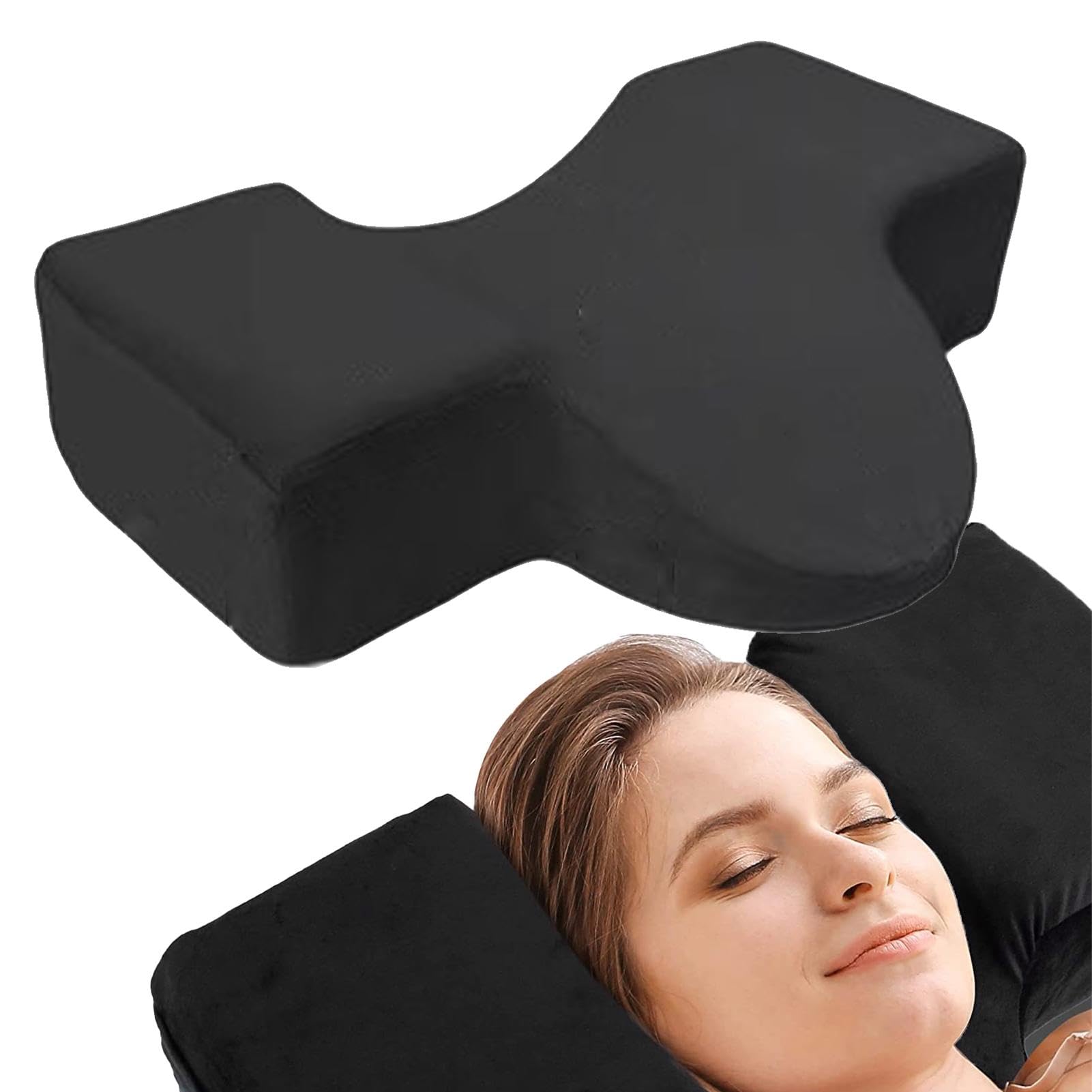 Oreiller ergonomique en mousse contre les douleurs de cou au lit