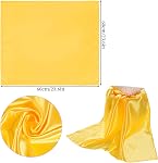 Pistha Chiffon Carré Ruban Col écharpe Satin mouchoir pour Halloween Retro Femmes Filles Costume Accessoire
