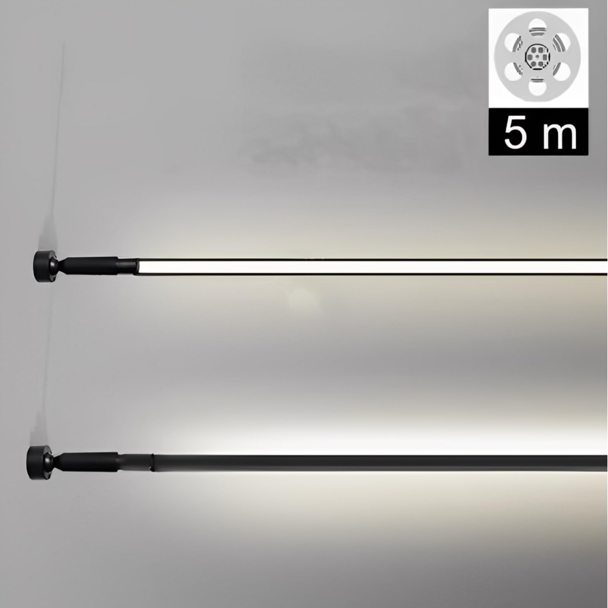Jandei Skyline LED-Streifen mit Zubehör und Halterungen zur Befestigung, LED-Streifen nicht im Lieferumfang enthalten (5 m)
