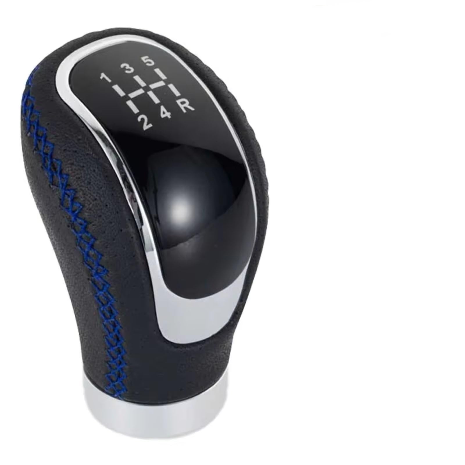 Pbqenxb A Universal 5/6 Speed Gear Shift Knob Shifter Lever Handle Modified Stick Leather Uto Ccessories For Ll Manual Car Modles Car Shift Knobs(A)