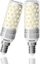 E14 LED Light Bulb Cool White 6000K, 10W Small Edison Screw Bulb E14 Equivalent 130W Incandescent, 1510LM Super Bright LED Corn Light Bulb for Home Lighting, Non-Dimmable, Pack of 2
