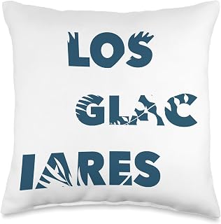 Flower National Park Argentina - Travel Los Glaciares Throw Pillow