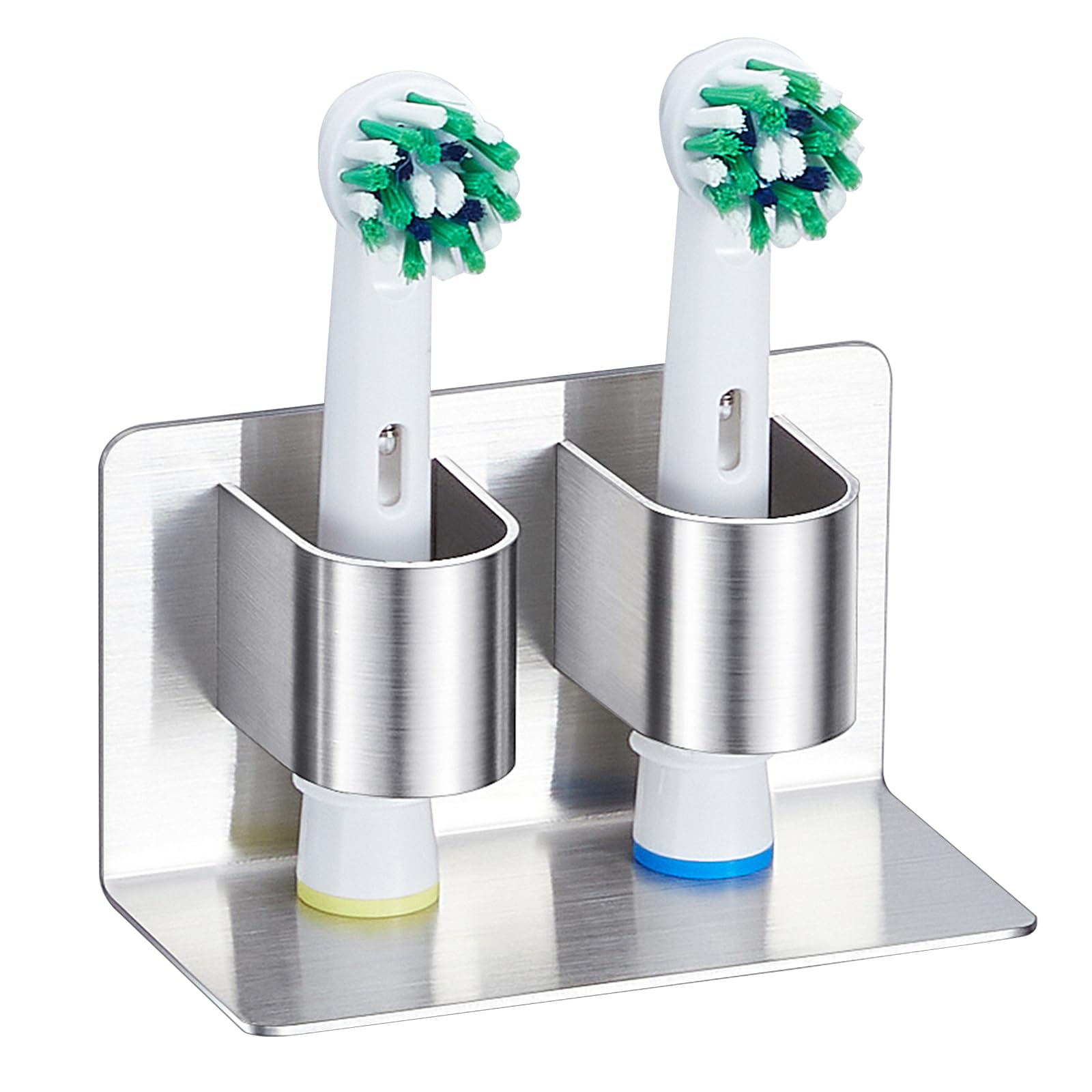 Porte-Brosse à Dents Électrique XILIMEN - Acier Inoxydable SUS304, Support Murale Ou Posable, 2 Emplacements