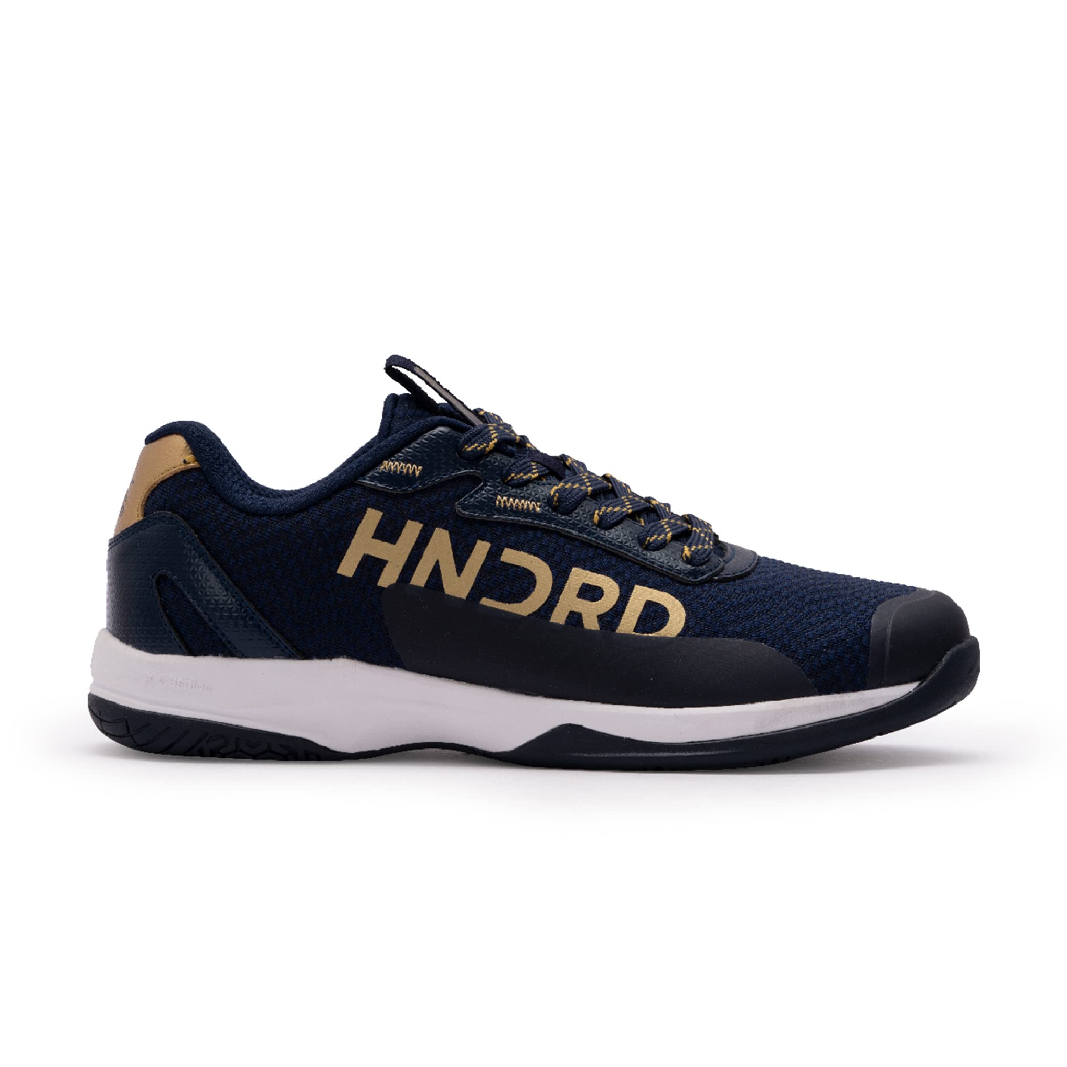 HUNDRED Xoom Pro Non-Marking Professional Badminton Shoes for Men | Material: Faux Leather | Suitable for Indoor Tennis, Squash, Table Tennis, Basketball & Padel