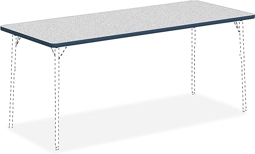 Lorell Classroom - Mesa de mesa rectangular de actividad (nebulosa), color azul marino