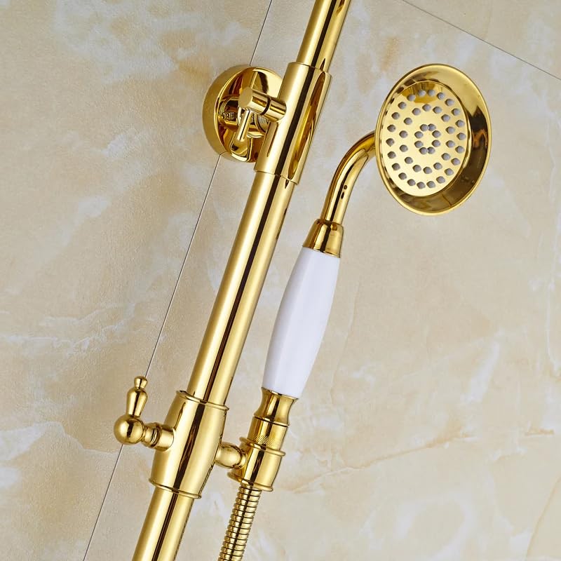 Mitigeur de Douche à Double Commande en Or pour Éliminer les Variations de Température