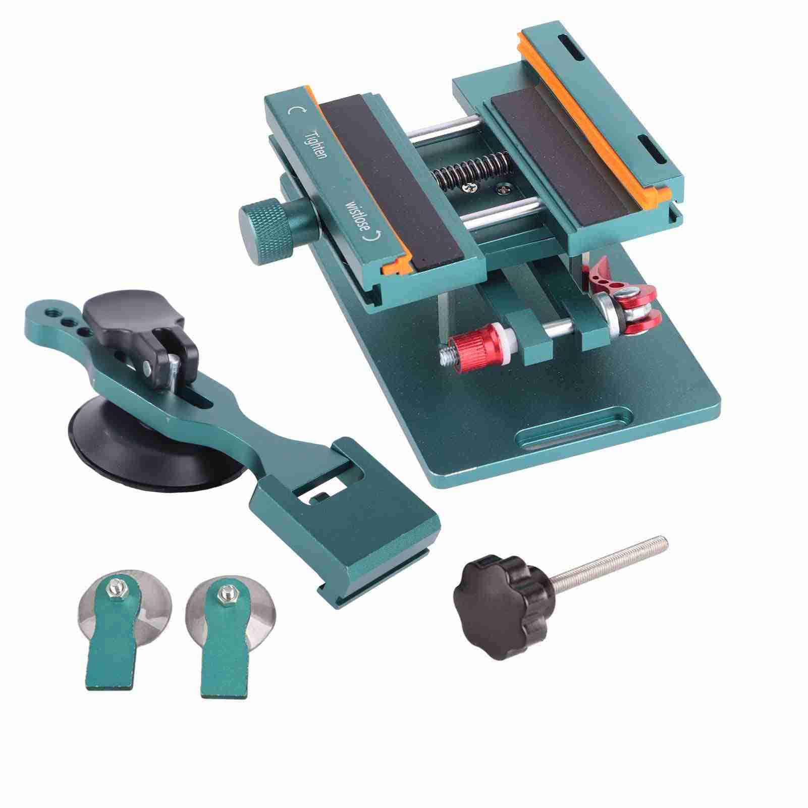 GOWENIC Accesorio de Extracción de Pantalla LCD Giratorio |Abrazadera Ajustable con Ventosa Fuerte para Reparación de Teléfonos, Herramienta Separadora de Cubierta Trasera Universal