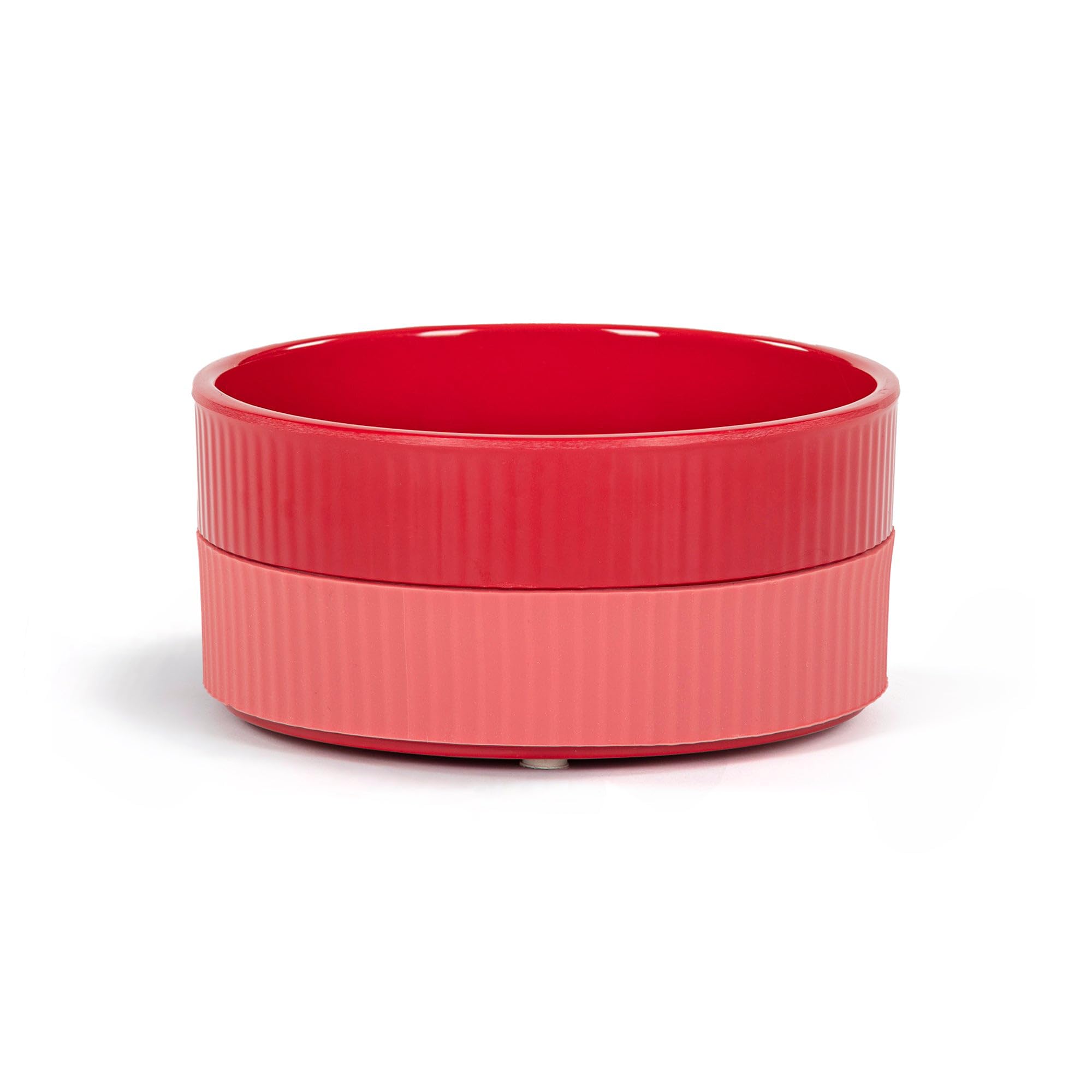 HUFT Dual Colour Melamine Bowl for Dogs - Coral (B0D49SC85V) Amazon Price History, Amazon Price Tracker