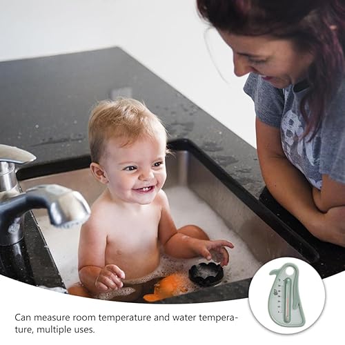 Miniatura 4 de Cartoon Penguin Shaped Water Thermometer for Bathtub Semi-Embedded Design Bath Temperature Lightweight Portable Tub Thermometer Random Color