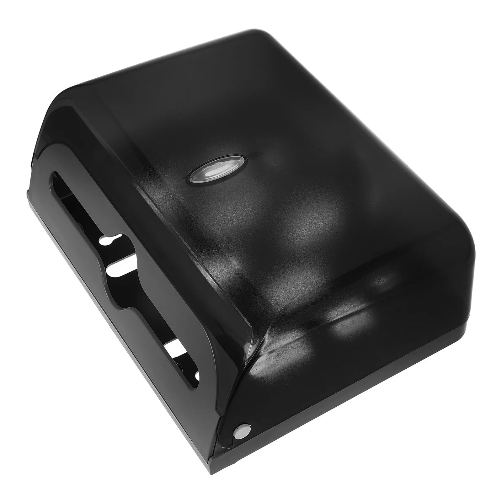 Wall Mounted Tissue Box Kitchen Paper Box Dispenser Boxes Of Tissues Commercial Towel Carton Wall Mounted Tissue Box(Black)