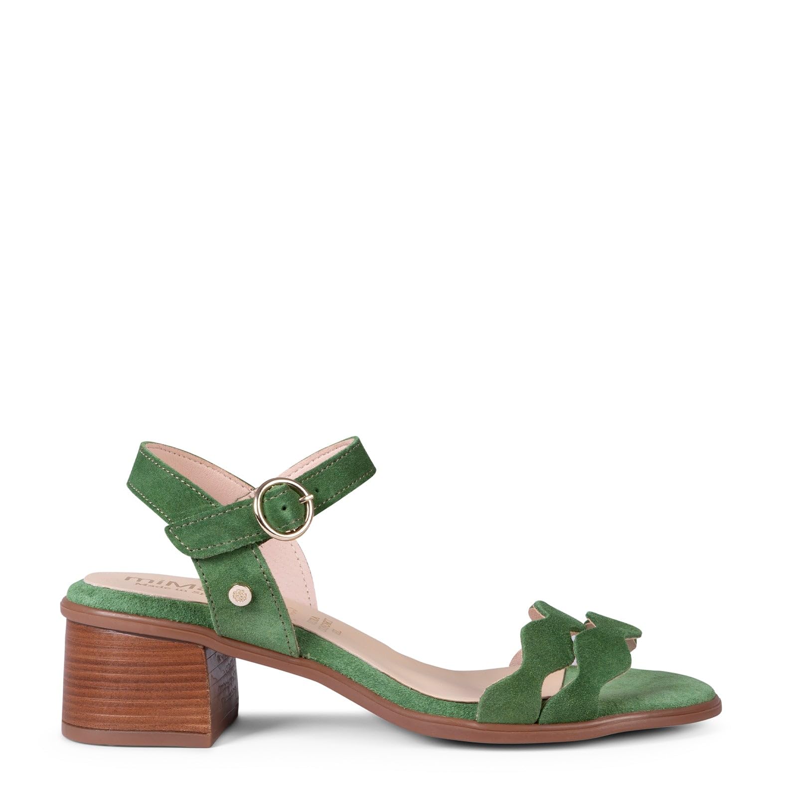 miMaO. Sandales à talon ultra confort en cuir