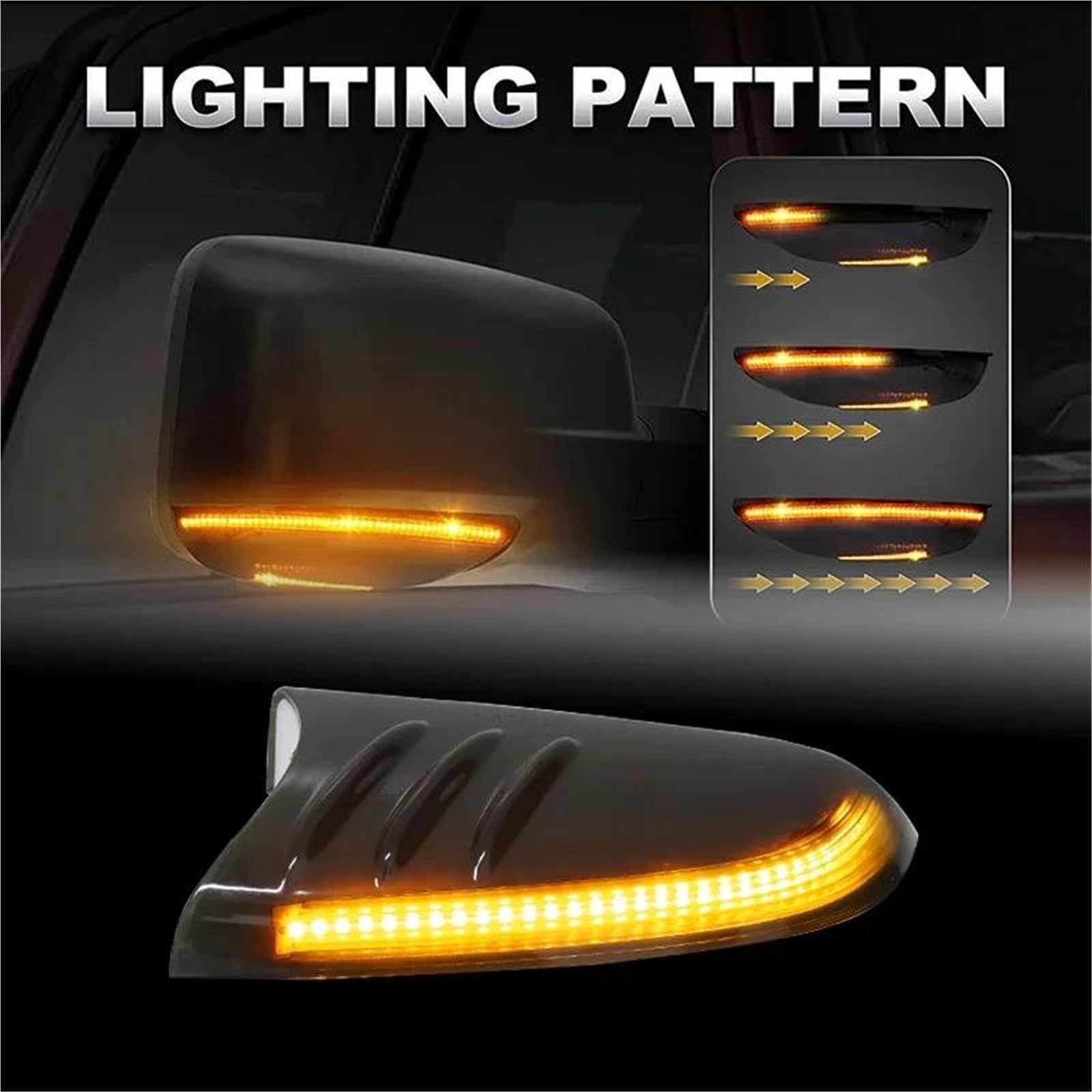 Freccia Dinamica Per Buick Per Rainier Luci Dinamiche A LED Per Specchietti Laterali Anteriori Indicatori Di Direzione Per Specchietto Retrovisore Stile Auto(Smoked Lens)