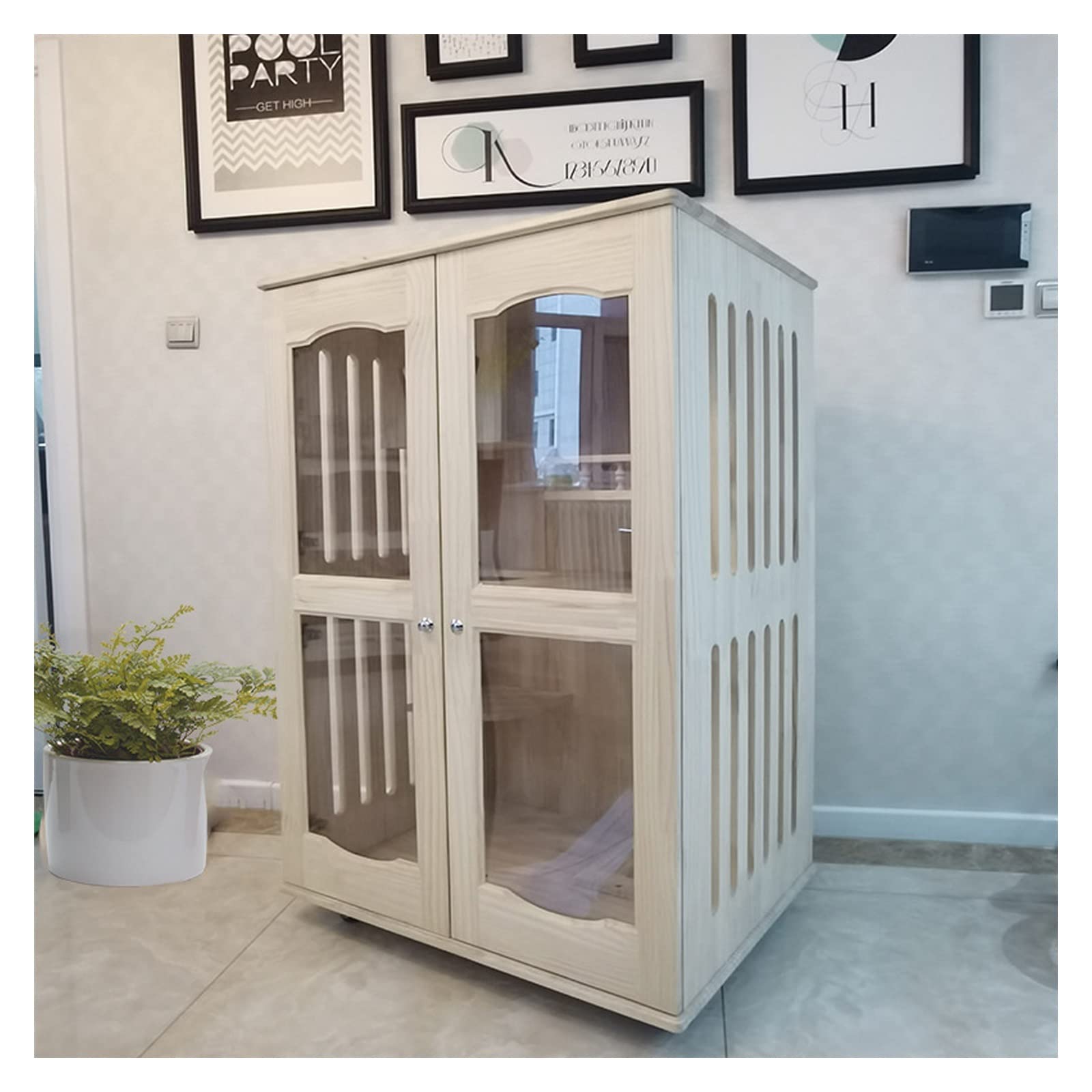 Casa para Gatos Jaula para Gatos Villa casa Villa para Gatos Sala de partos Marco de Escalada para Gatos Juguete para Gatos casa para Gatos Arena para Gatos Condominio para Gatos Catio (Onecolor 4)
