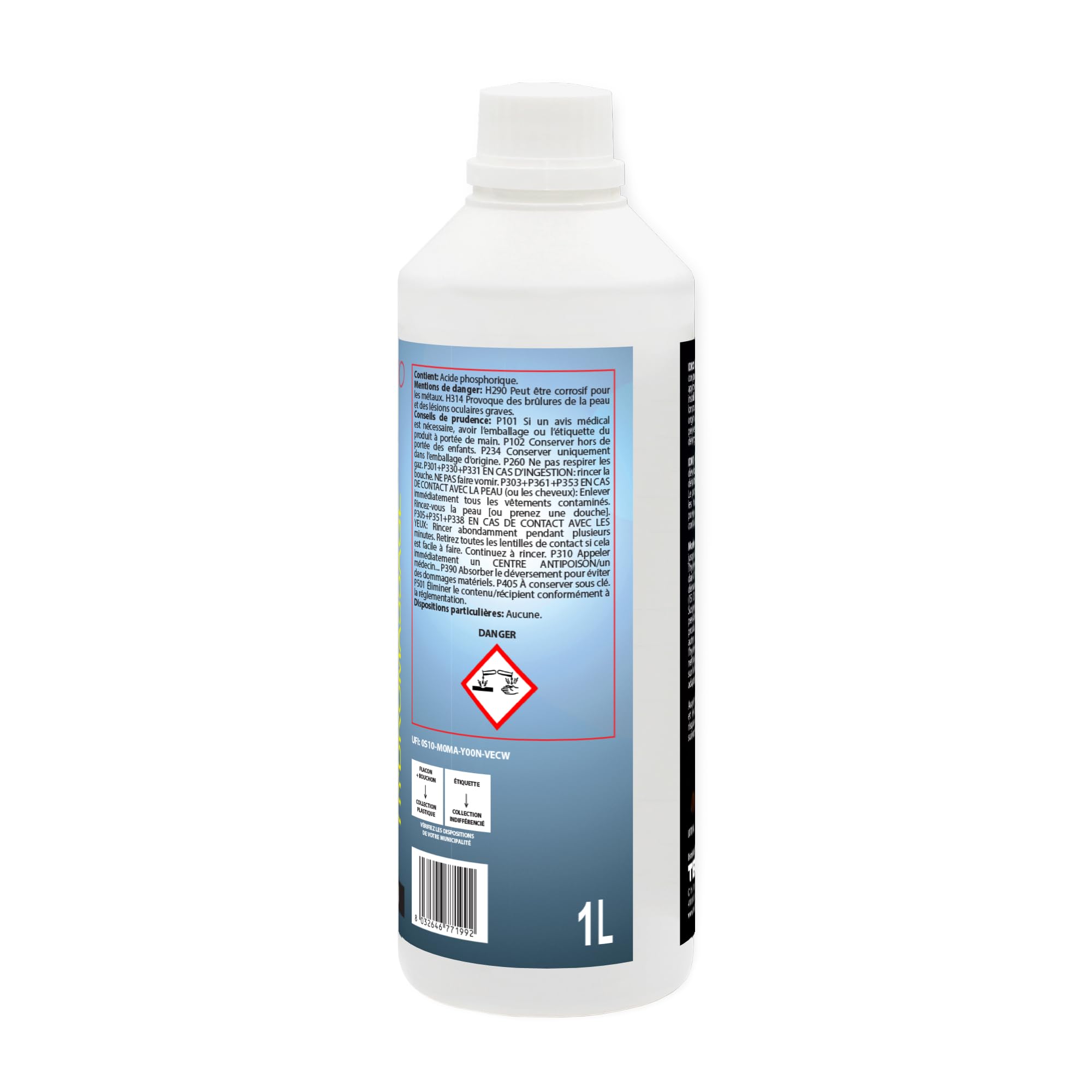 Metacril Pro kit de 2 piezas, Idro Sanit Forte 500ml + Idro Sanit Shock 1Lt + dosificador graduado, para la limpieza del sistema de hidromasaje | Juego de 2 productos específicos para el mantenimiento y limpieza profunda de instalaciones de spa y bañeras