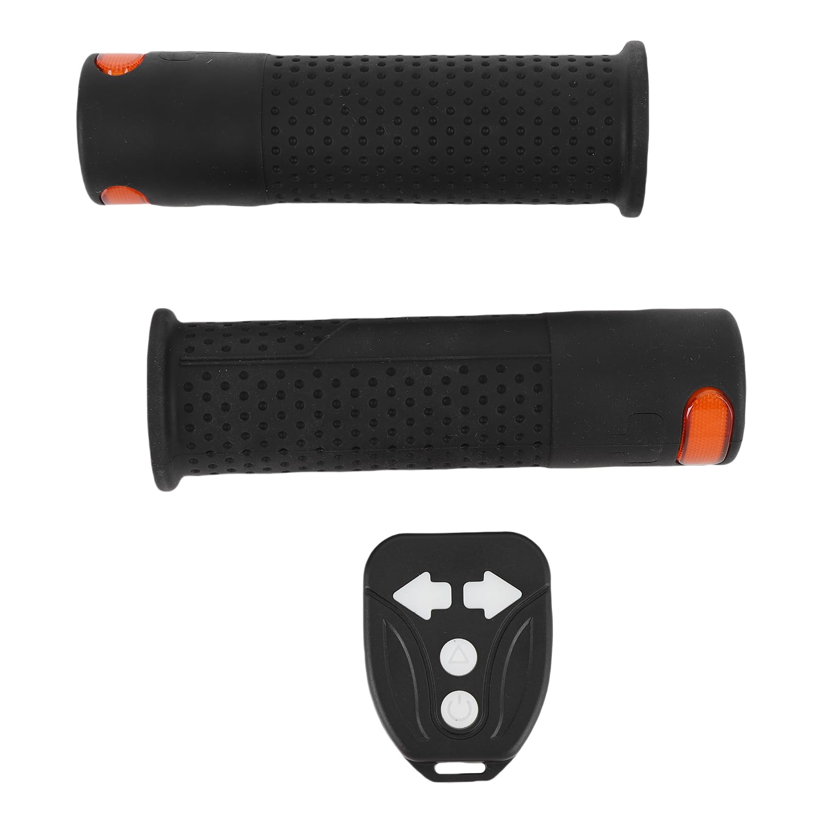 2 Stück Griff Passend für M365 Scooter Gummi-Scooter-Lenkergriff mit Integrierten Blinkern, Praktische Kabellose Steuerung, Verbesserte Nachtsichtbarkeit