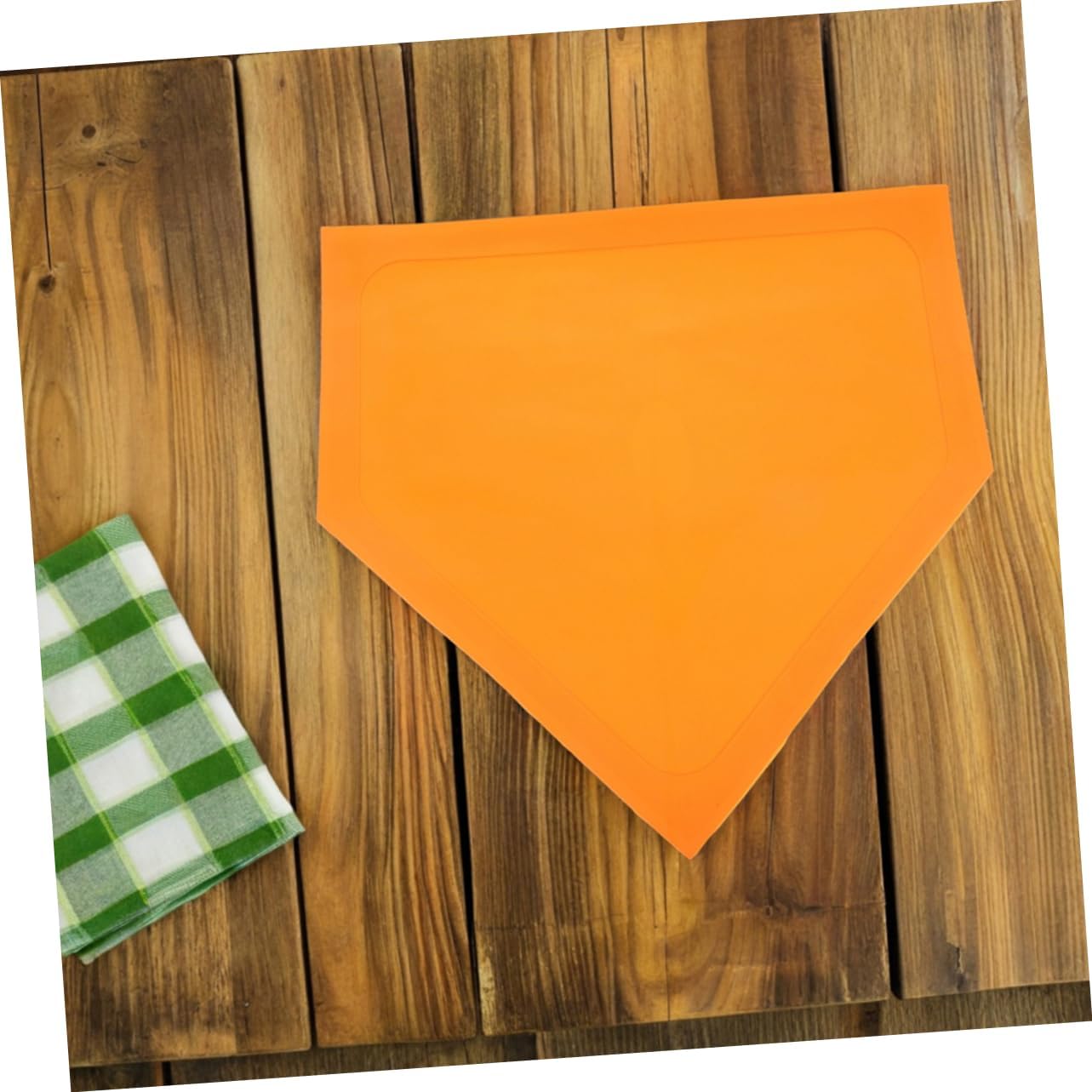 Totority 2pcs Portable Throw Down Plate for Baseball Softball Training TPE Marker Plates for Pitching Practice for and Backyard Batting Drills
