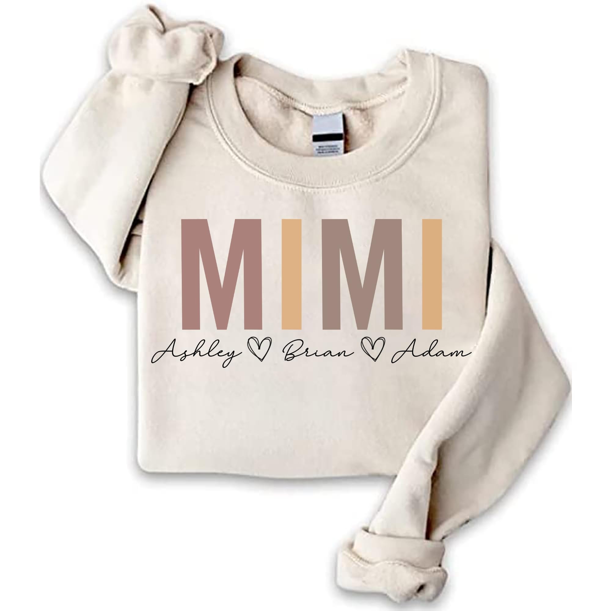 Personalized Grandma Sweatshirt with Kids Names, Grandma Sweatshirt, Custom Mom Gifts, Mothers Day Shirt S-4XL