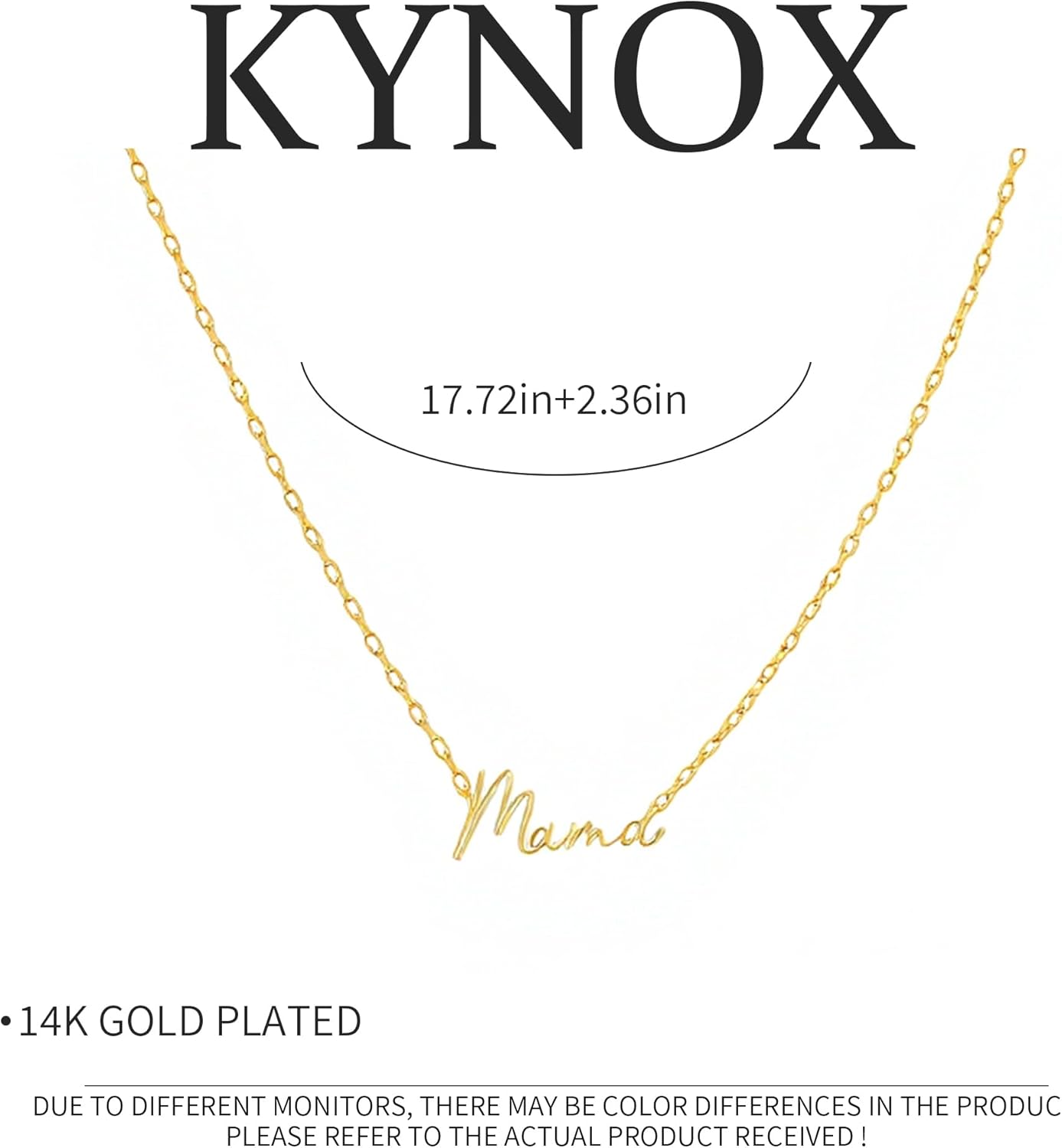 14K Gold Plated Necklace Gold Necklaces for Women Diamond Pendant Dainty Choker Layered Necklaces for Women Jewelry Set Gifts for Women Trendy Sister Mom Wife Womens Her Friend Party - Image 6