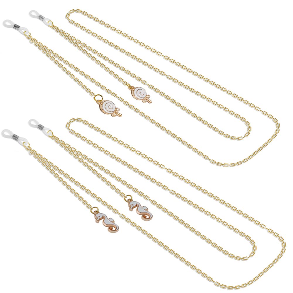 8 PCS Brillenkette for Frauen Anhänger Sonnenbrille Kette Lesebrille Halter Brillenband