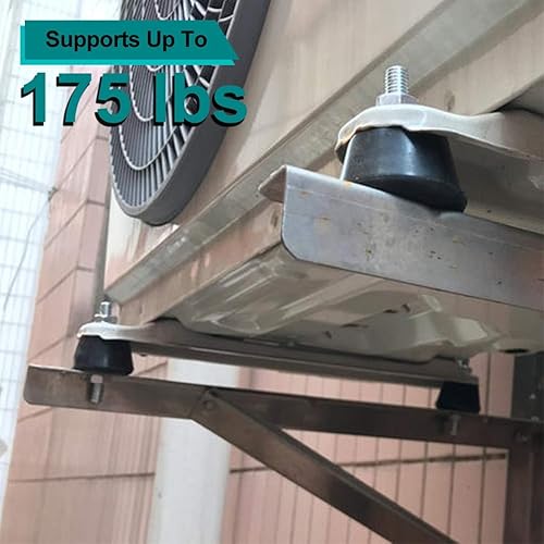 Miniatura 6 de Almohadilla de montaje antivibración de goma para aire acondicionado, almohadillas de montaje aislantes de absorción de impactos para unidades mini