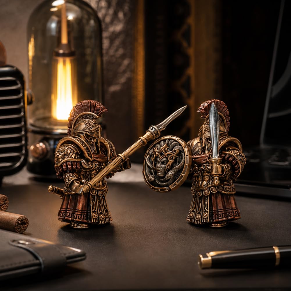 Amazon.co.jp: COPPERTIST.WU スパルタ戦士の置物 ギリシャ像 ホーム