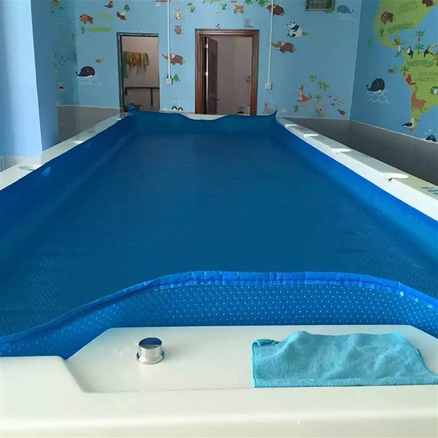 Przykrycie basenu Basen dla brodzików Osłona przeciwsłoneczna, bąbelkowa folia termoizolacyjna Prostokątna osłona basenu(300cm x 500cm (10ftx16ft))
