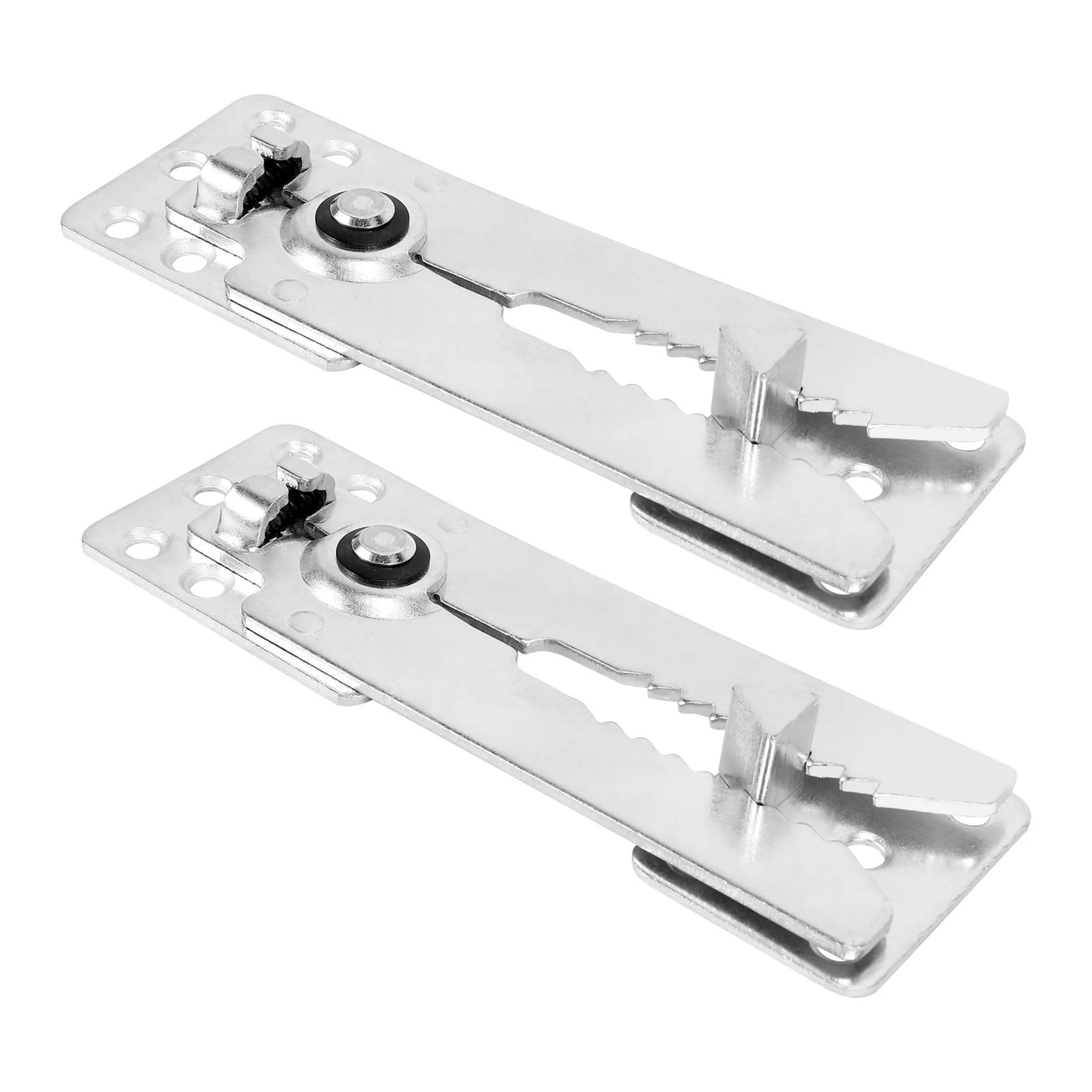 Hzomif Sectional Sofa Connector 2 Pack, Metal Couch Connector Bracket for Sliding Sofa Sections