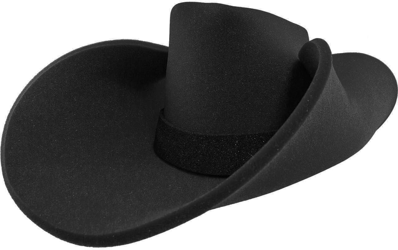 FUNSTITUTION Cowboy Hat - Giant Foam Hat - Oversized Silly, Funny Hat - Black - For Adults and Kids