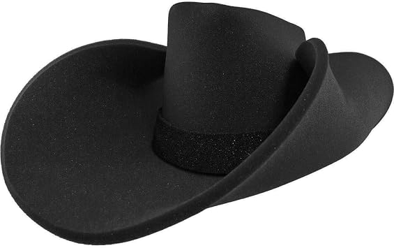 Cowboy Hat - Giant Foam Hat - Oversized Silly, Funny Hat - Black - For Adults and Kids