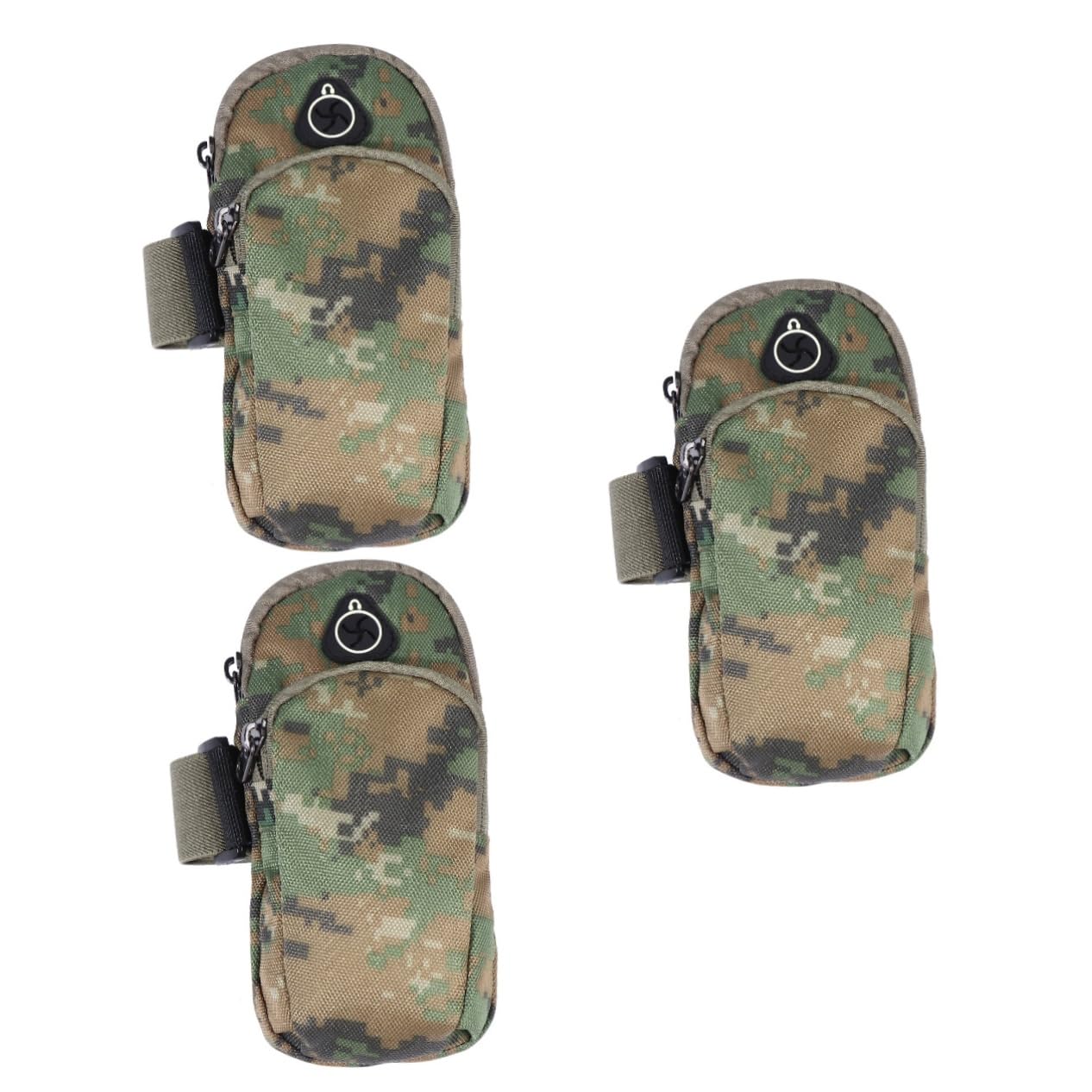 Angoily 3 Piezas Bolsa De Brazo para Teléfono Móvil Al Aire Libre Bolsa De Bandas De Brazo para Hacer Ejercicio Soporte para Teléfono Deportes Tela Oxford Corriendo Brazalete Hombre