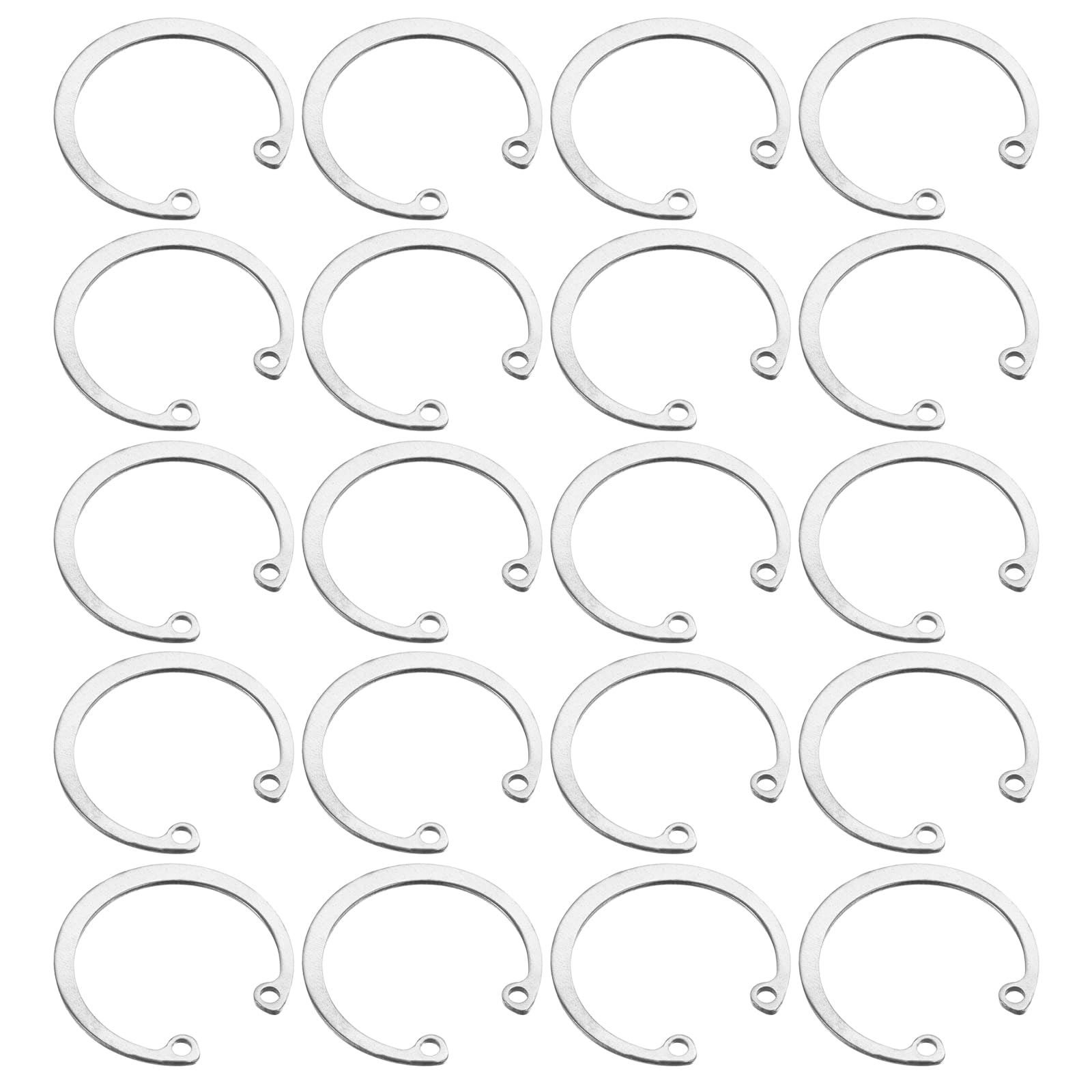 Stainless Steel Retaining Rings - 5 Pack -21