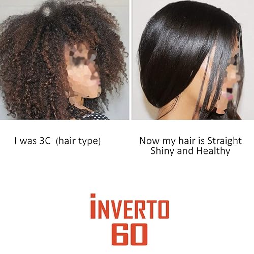 Miniatura 7 de INVERTO 60 Advanced Gel Complex Brazilian Keratin Hair Blowout Treatment Formaldehyde Free Straightening Smoothing and Repair Damaged Hair Keratin