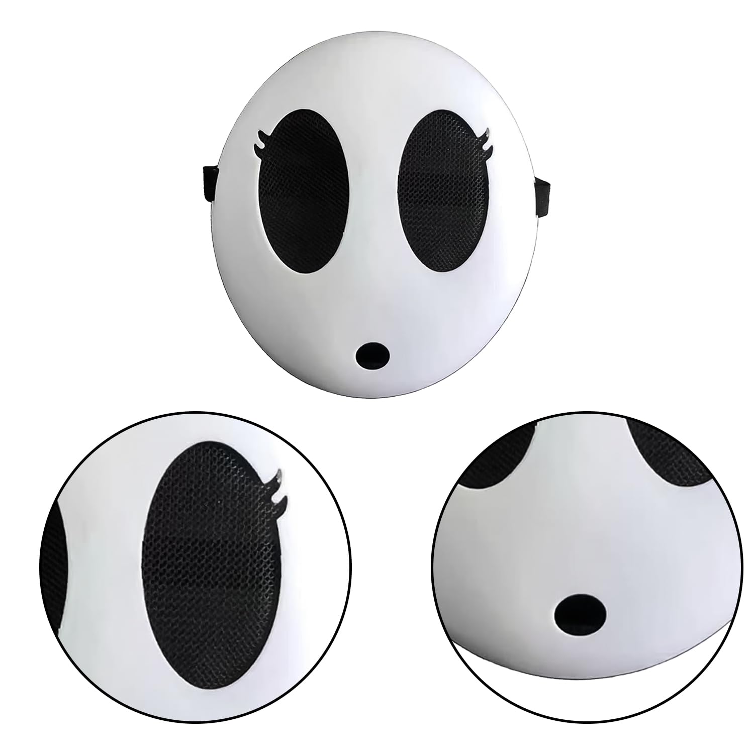 MFUOE Shy Mask Troublemaker Anime Mask Funny Halloween Fancy Dress Masks for Kids Adults Carnival Masquerade Cosplay Accessory (Man) - Image 2