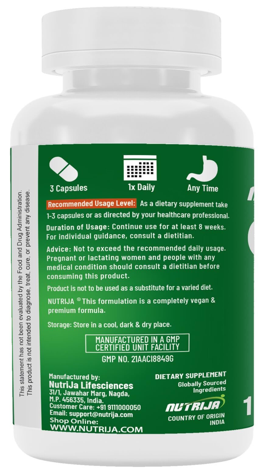 NutriJa Calcium Magnesium Zinc with Vitamin D3, Boron, K2 & B12 | Complete Bone Health & Joint Support Supplement for Men & Women (90 Capsules) — Amazon image 3